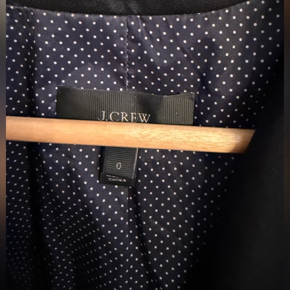 J. Crew Parke Blazer Black Size 0 - Picture 7 of 7